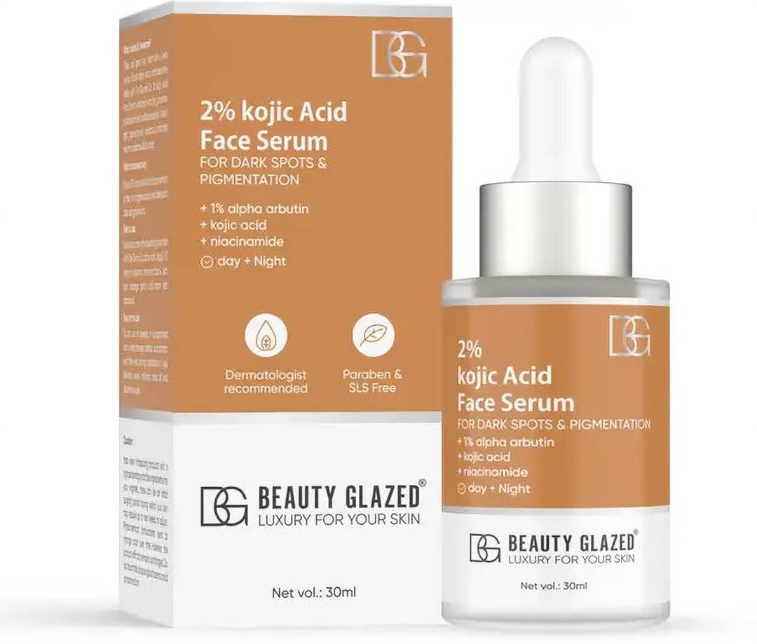 beauty glazed 2 kojic acid face serum 1 alpha arbutin niacinamide dark spots pigmentation