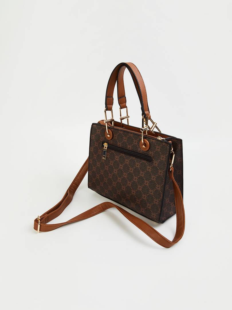 Price History of Brown Women Hand-held Bag PS823506-1 from