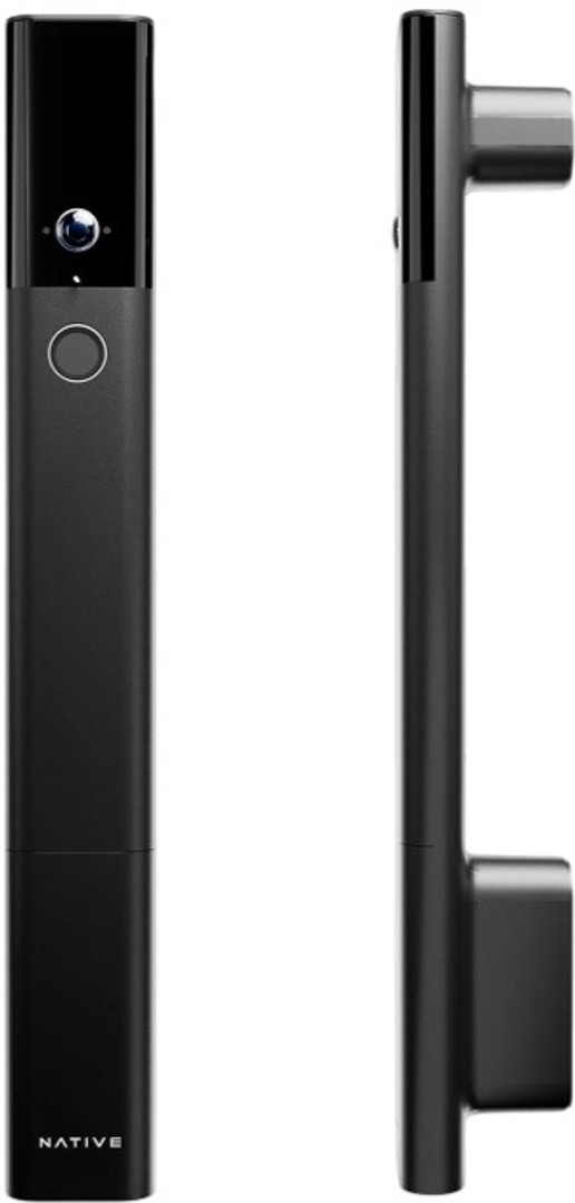 NATIVE By Urban Company Lock Ultra Face Unlock Live HD Video & 2-Way Talk 9-way Unlock Free Installation Smart Door Lock (Black)