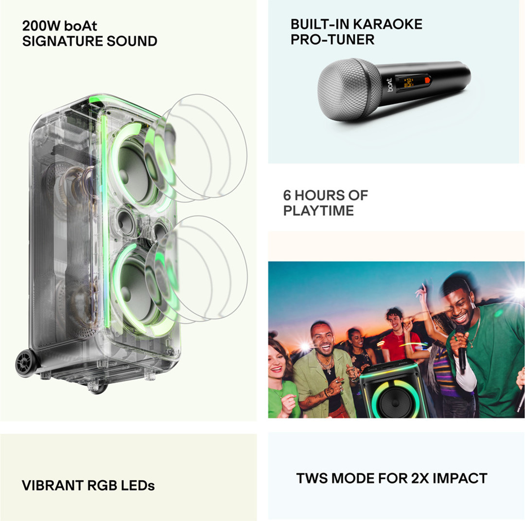 boAt PartyPal 500 200W Party Speaker