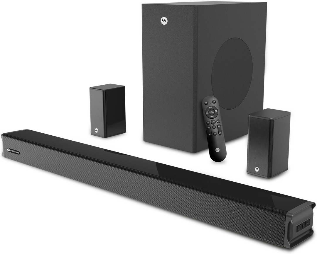 MOTOROLA AmphisoundX Vibe Dolby 550 W Bluetooth Soundbar Black, 5.1 Channel
