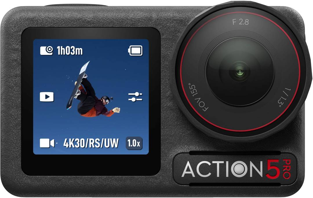 dji Osmo Action 5 Pro Standard Combo Sports and Action Camera Black, 40 MP