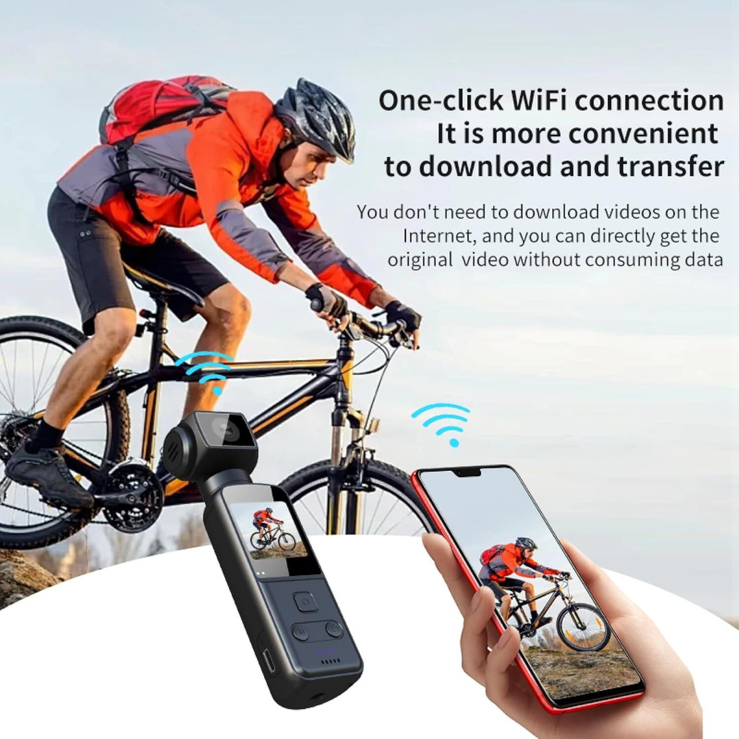 Autovynk K1 4K Ultra HD Pocket 270° Rotatable Pocket Sports and Action Camera