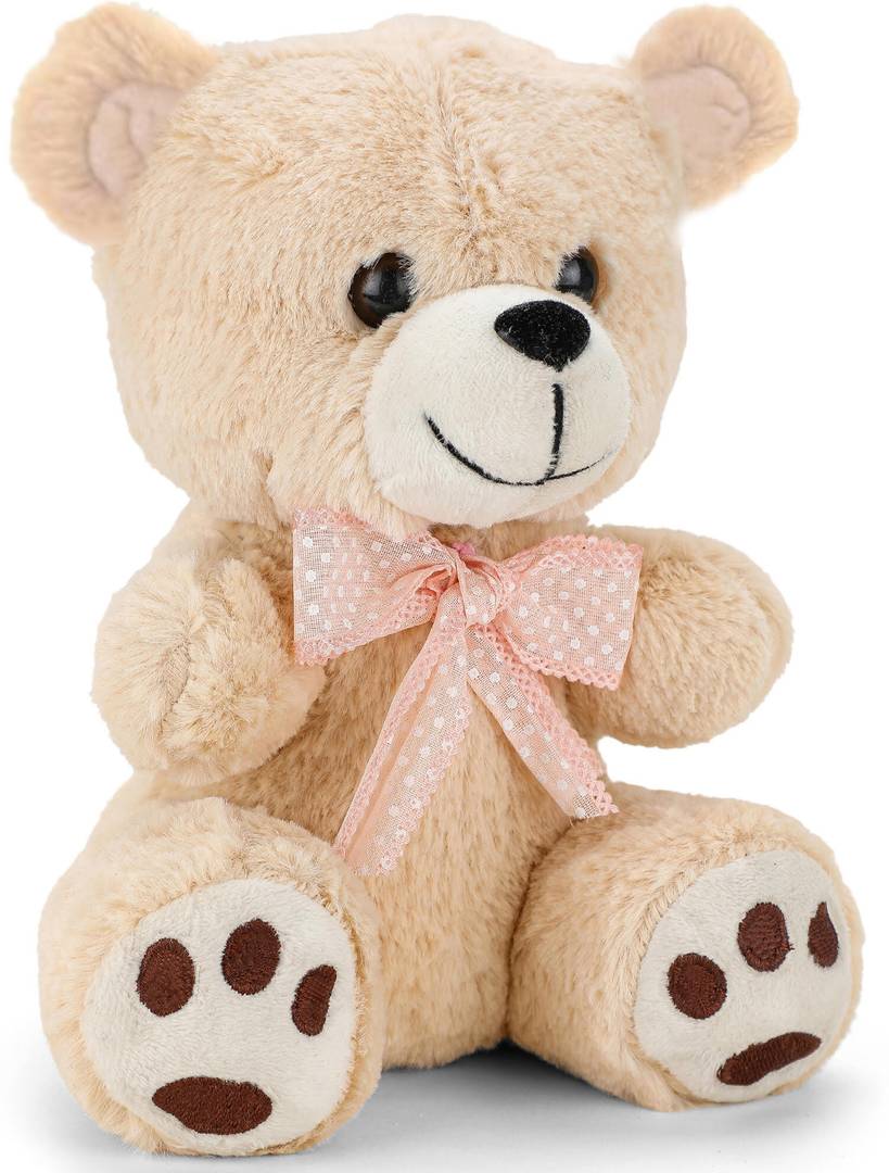 Webby Plush Cute and Adorable Teddy Bear Soft Toys for Kids  - 22 cm Beige