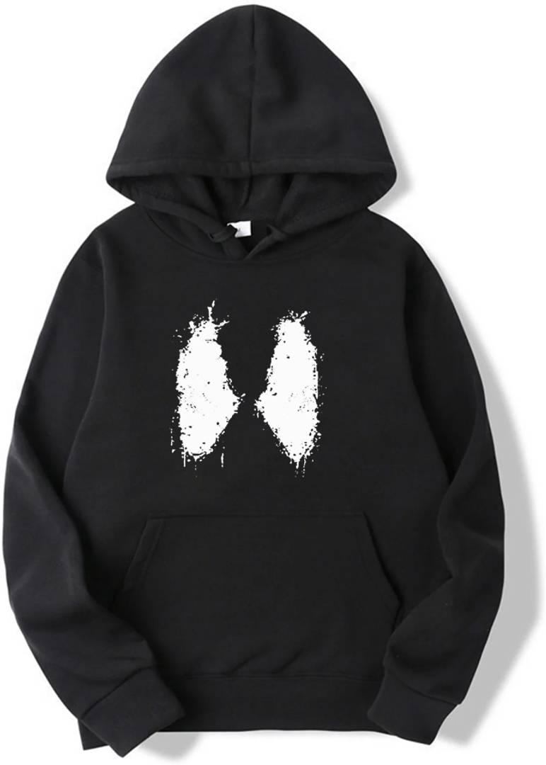 Men & Women Full Sleeve Printed Hooded Sweatshirt