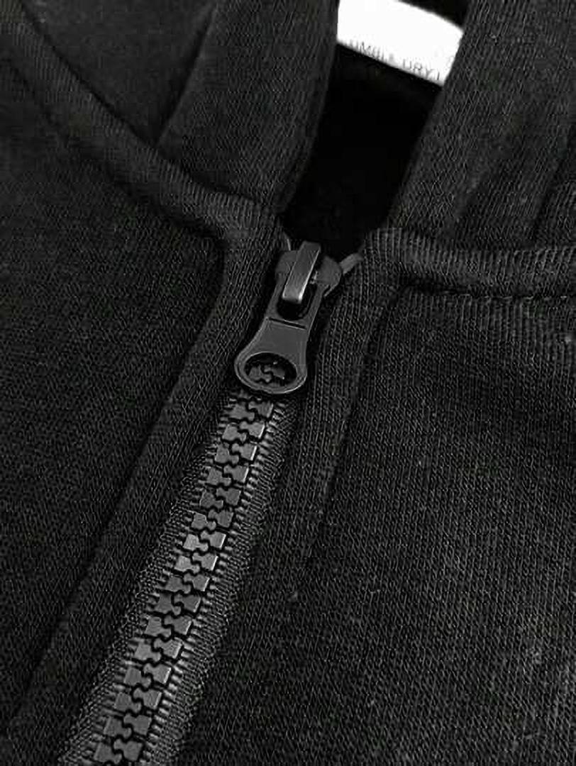 Men Full Sleeve Solid Hooded Sweatshirt