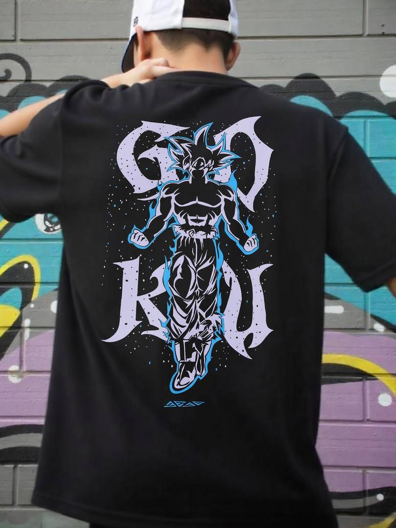 Men Printed Round Neck Pure Cotton Black T-Shirt