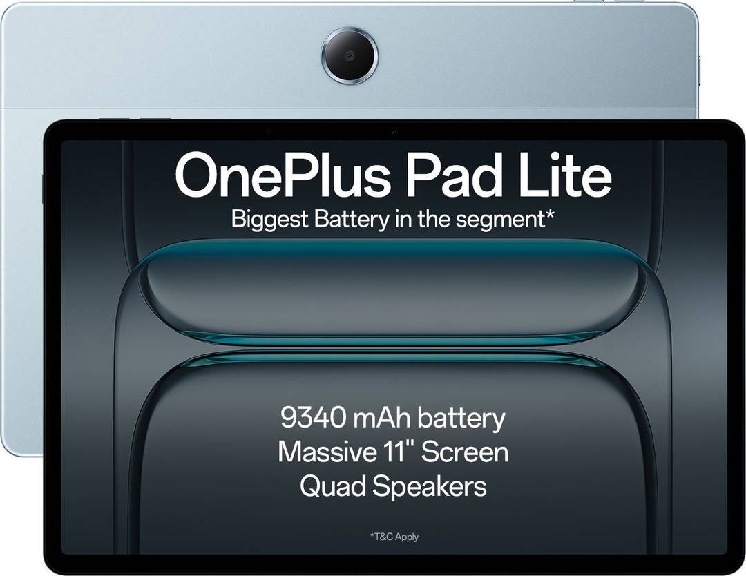 oneplus pad lite 8 gb ram 128 rom 11 0 inch wi fi 4g mediatek helio g100 tablet aero blue