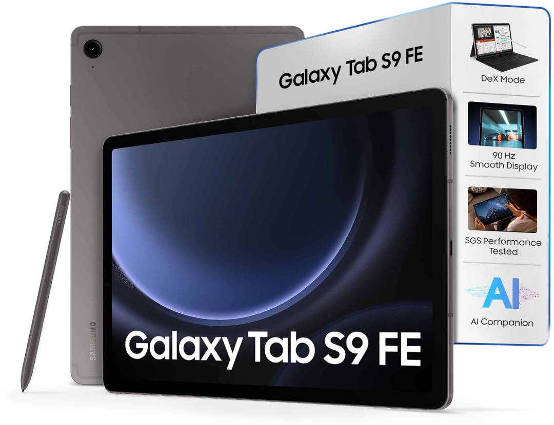 samsung galaxy tab s9 fe 6 gb ram 128 rom 10 9 inch wi fi only exynos 1380 tablet gray