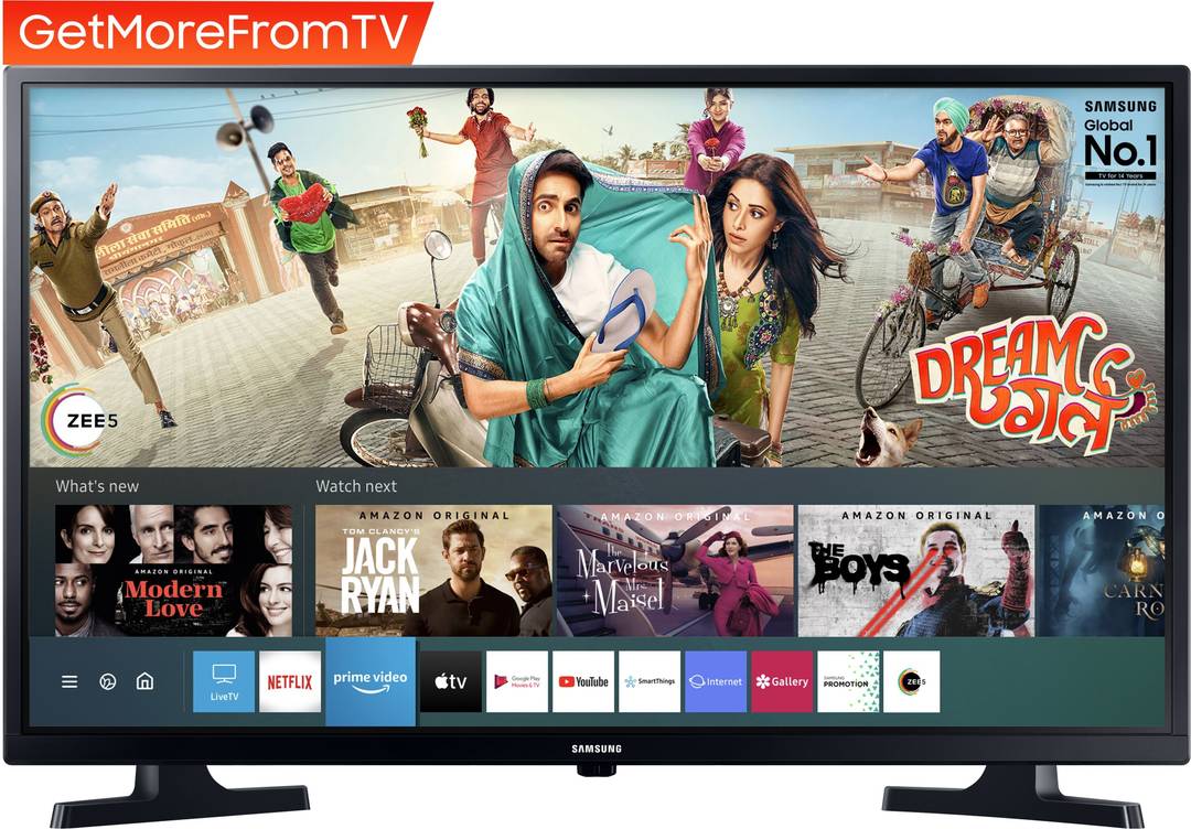 Samsung 80 cm (32 inch) HD Ready LED Smart Tizen TV with SMART TV TIZEN HD (UA32T4340AKXXL)