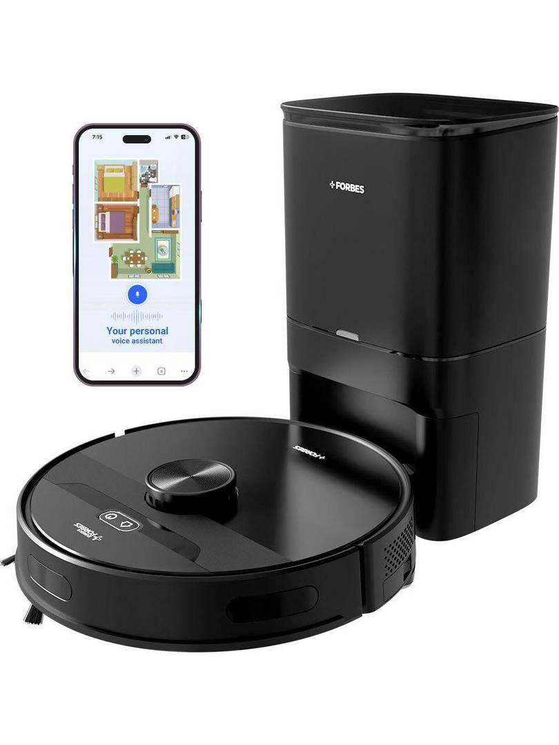 EUREKA FORBES SMARTCLEAN with AUTO BIN Robotic Floor Cleaner (WiFi Connectivity) Black
