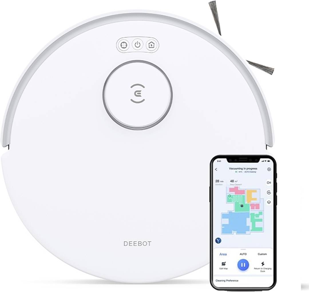 Ecovacs Deebot N20 Pro Robotic Floor Cleaner 8000pa Strong Suction Robot Cleaner, Anti-hair Tangle, Deep Sweeping Vibrating Mopping, 5200mah Battery W