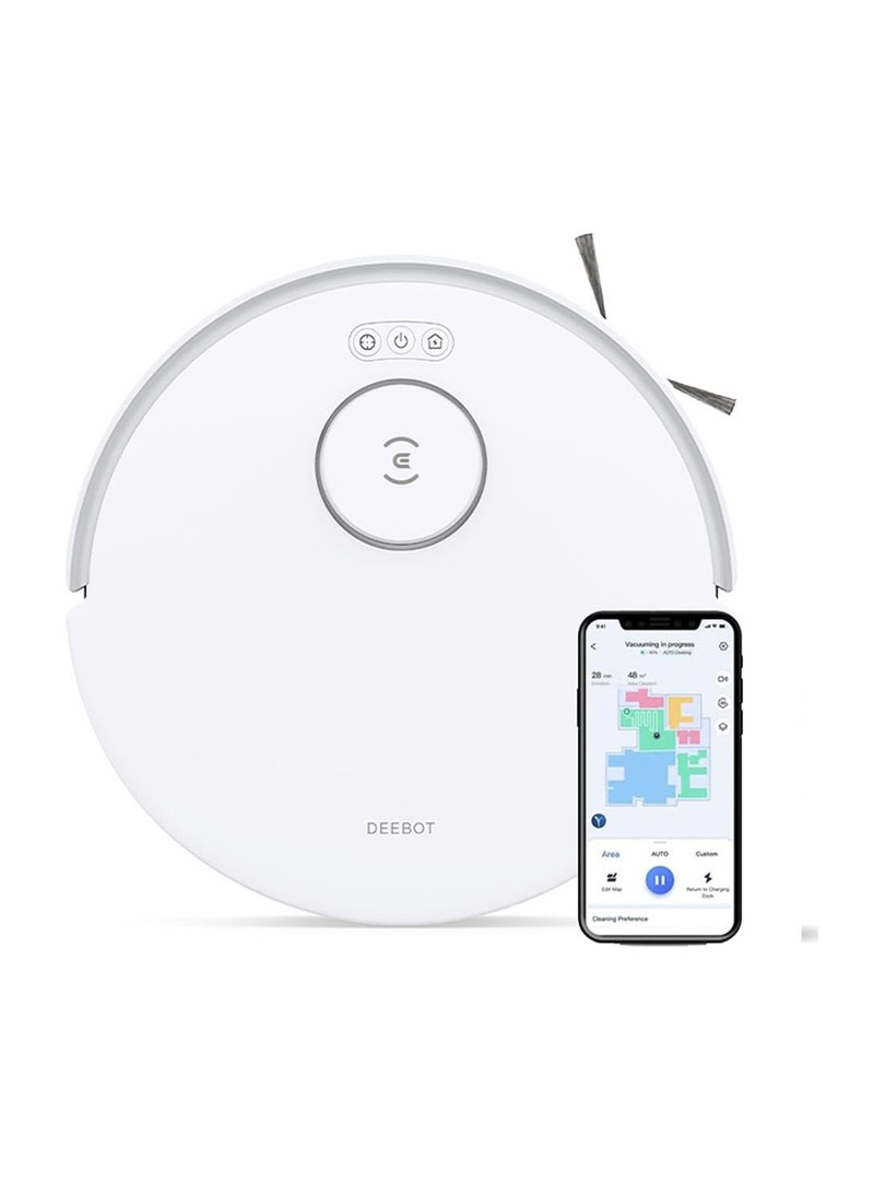 ECOVACS Deebot N20 Pro Robotic Floor Cleaner "8000Pa Strong Suction Robot Cleaner, Anti-Hair Tangle, Deep Sweeping and Vibrating Mopping, 5200mAh Batt