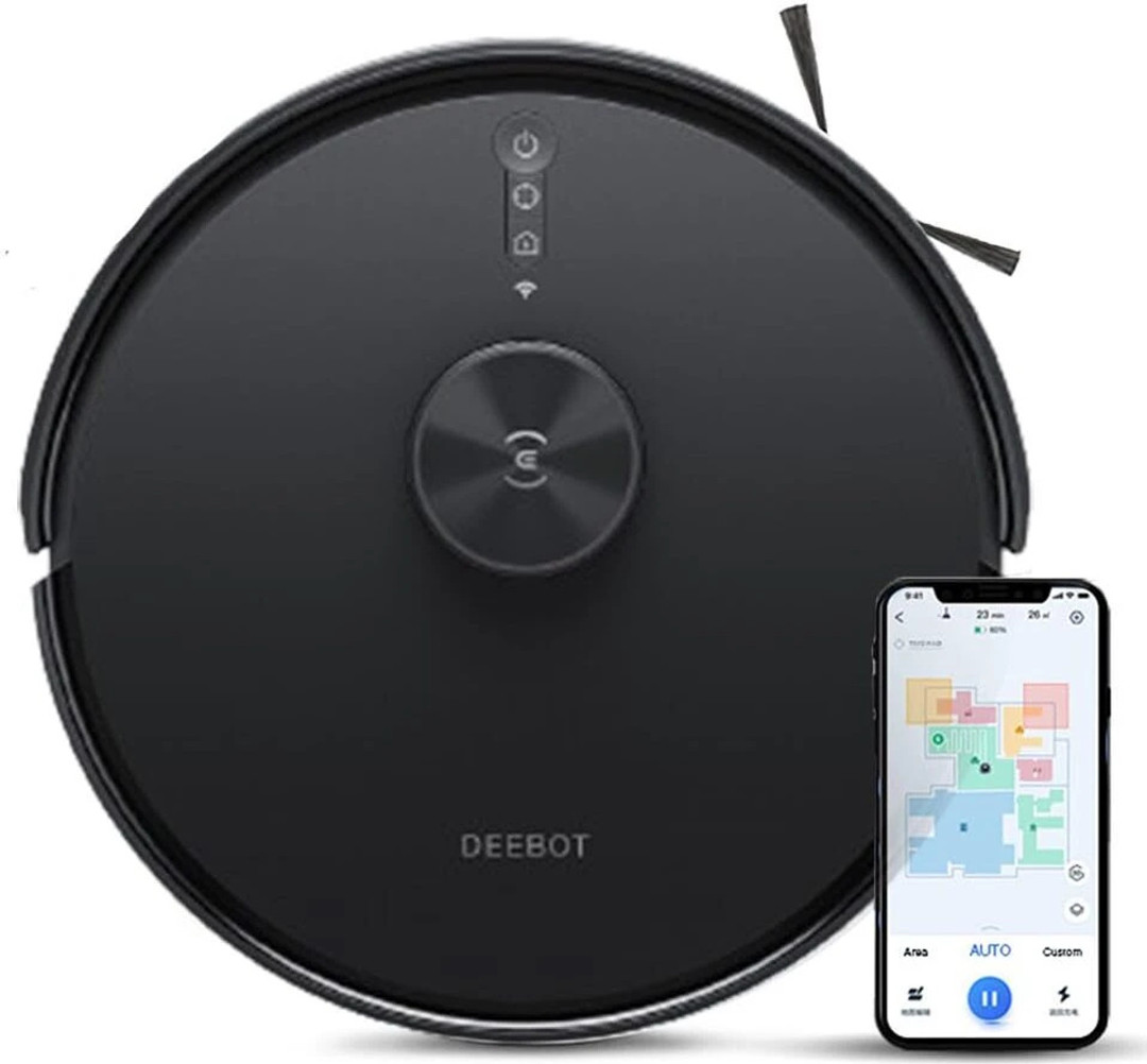 ECOVACS X5 Pro Omni Robotic Floor Cleaner with 2 in 1 Mopping and Vacuum, Anti-Bacterial Cleaning, Reusable Dust Bag (WiFi Connectivity, Google Assist