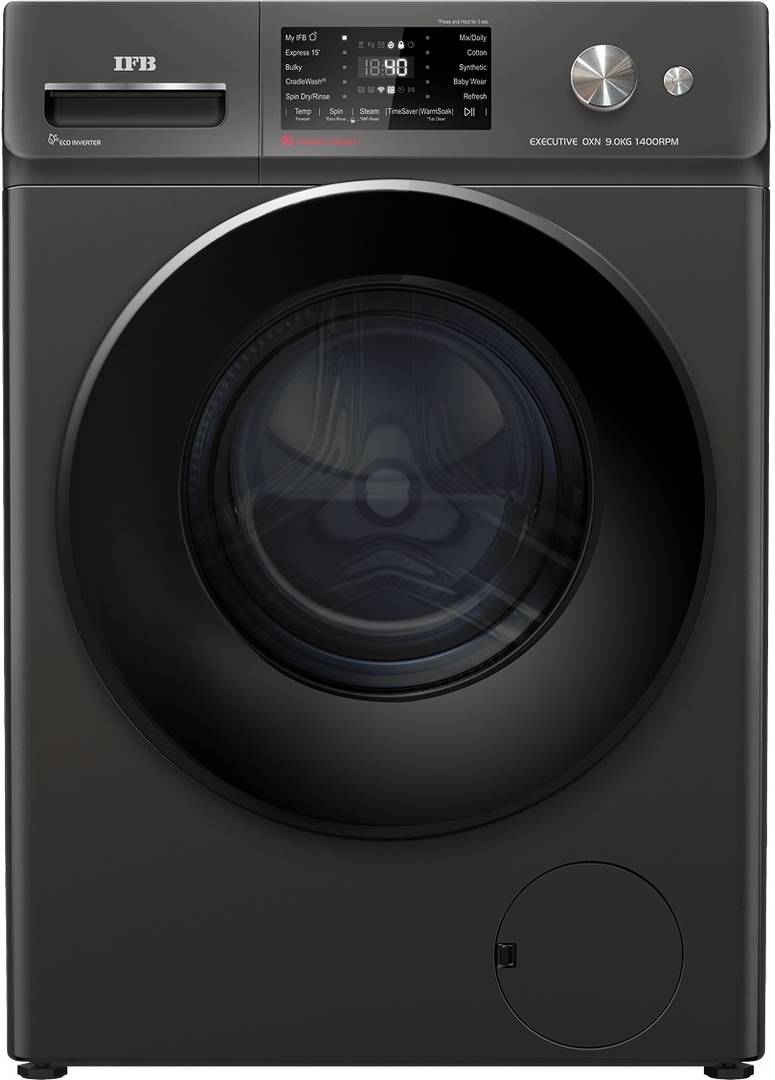 IFB 9 Kg Fully Automatic Front Load with In-built Heater Grey (Executive OXN 9014K CMS)