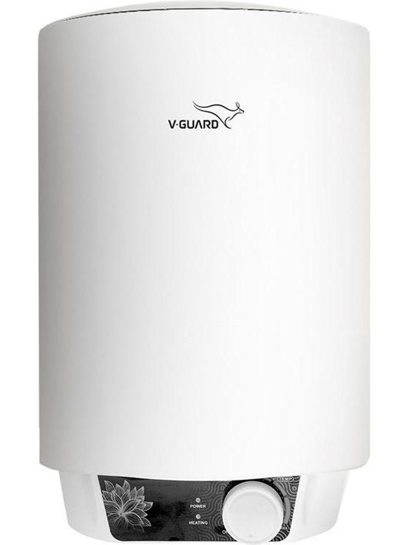 V-Guard 10 L Storage Water Geyser High Energy Efficiency | Advanced 4 Layer Safety | Suitable for Hard Water (Zio 10L, White) White