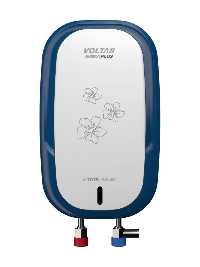 Voltas 5 L Instant Water Geyser (Voltas INSTA PLUS 5L, White & Navy Blue) White & Navy Blue