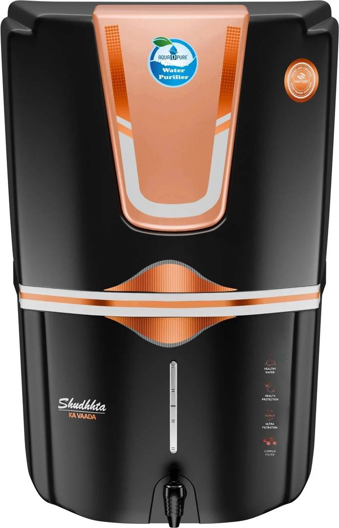 aquadpure active copper ro water purifier 12 l purified goodness 12 uv uf tds