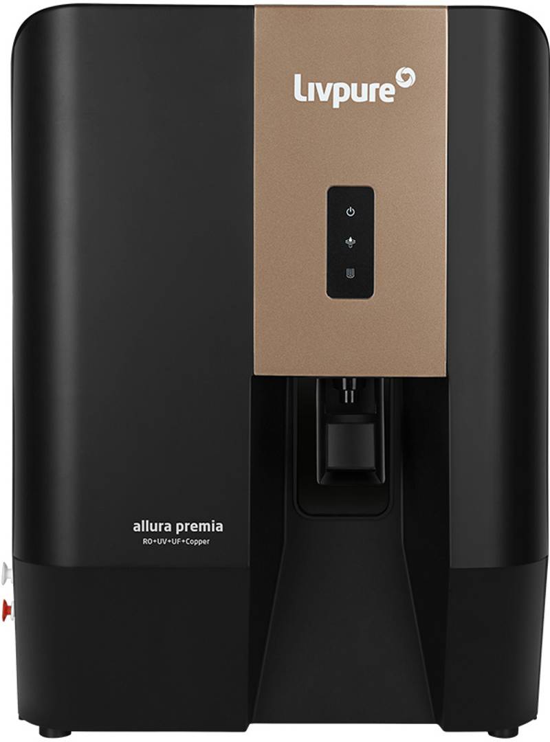 LIVPURE Liv-Allura Premia 7 L RO + UV + UF + Copper Water Purifier |NO SERVICE COST FOR 2.5 YEARS |10 STAGE ADVANCED PURIFICATION | SUITABLE FOR ALL-B