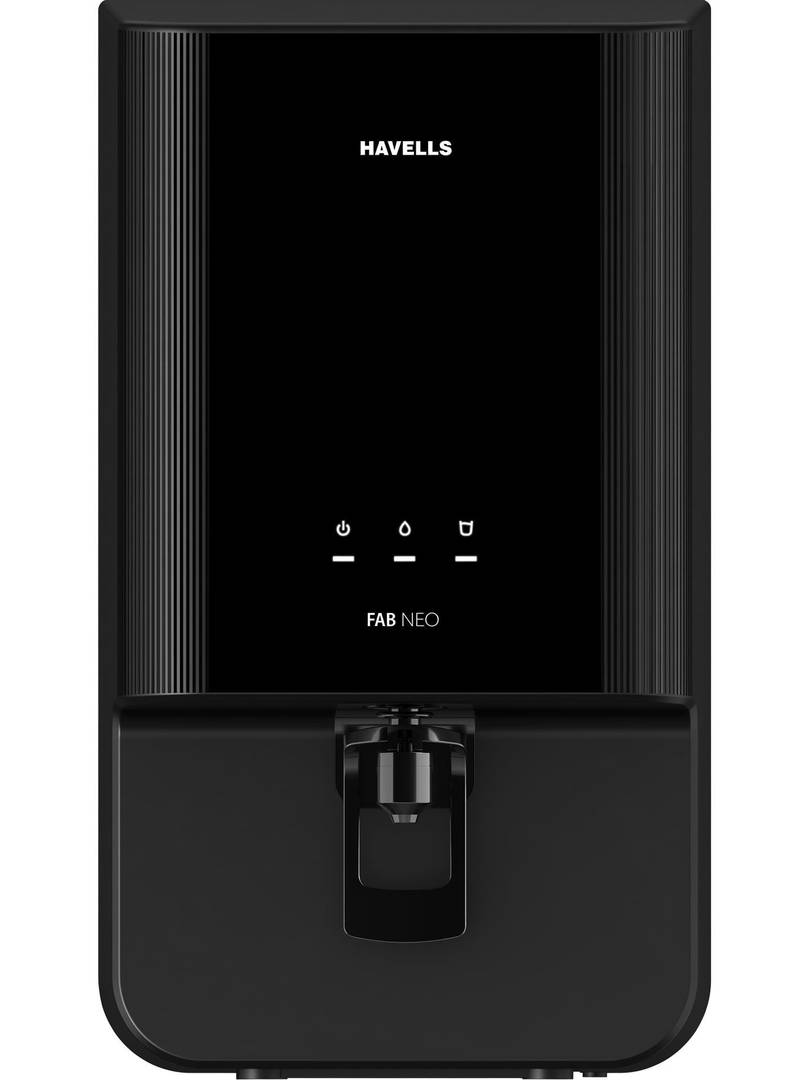 HAVELLS Fab Neo 7 L RO + UF Water Purifier Suitable for Borewell, Tanker & Municipal Water,1 Year Warranty Black