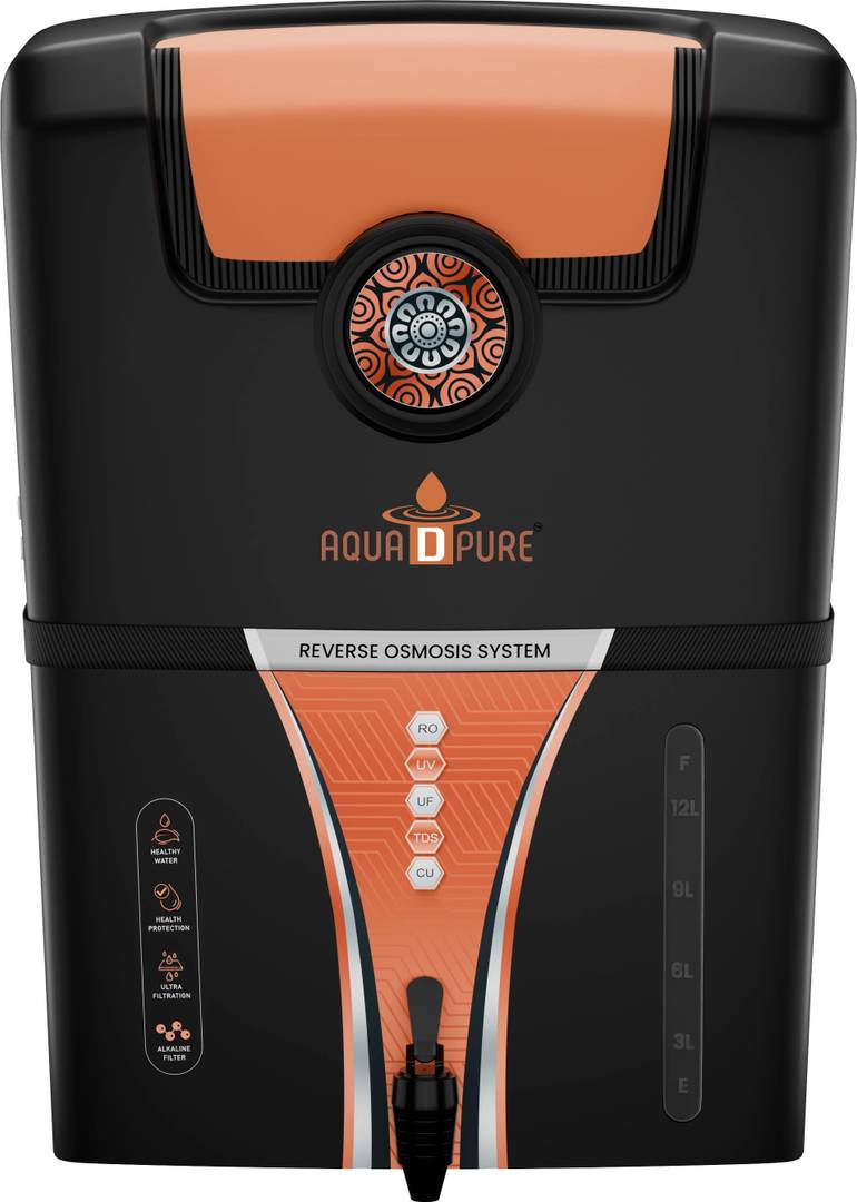 aquadpure copper alkaline ro 12 l uv uf tds water purifier