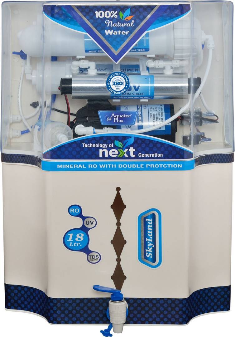 aquatec plus skyland 18 l ro uv uf tds water purifier