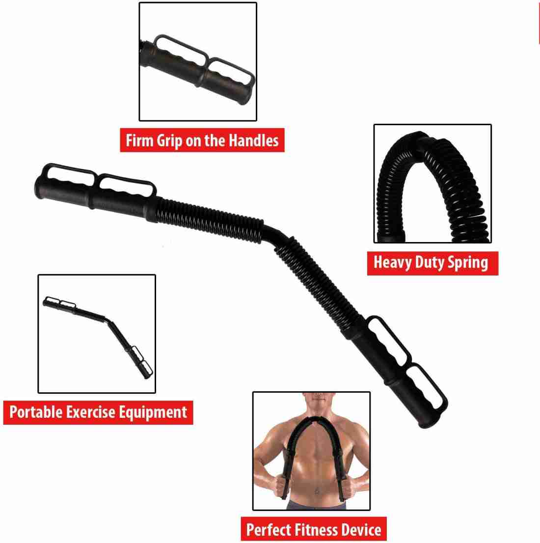 FIRE FITNESS Parallettes Bars for Dip Bars Stand, Pull-Ups stand