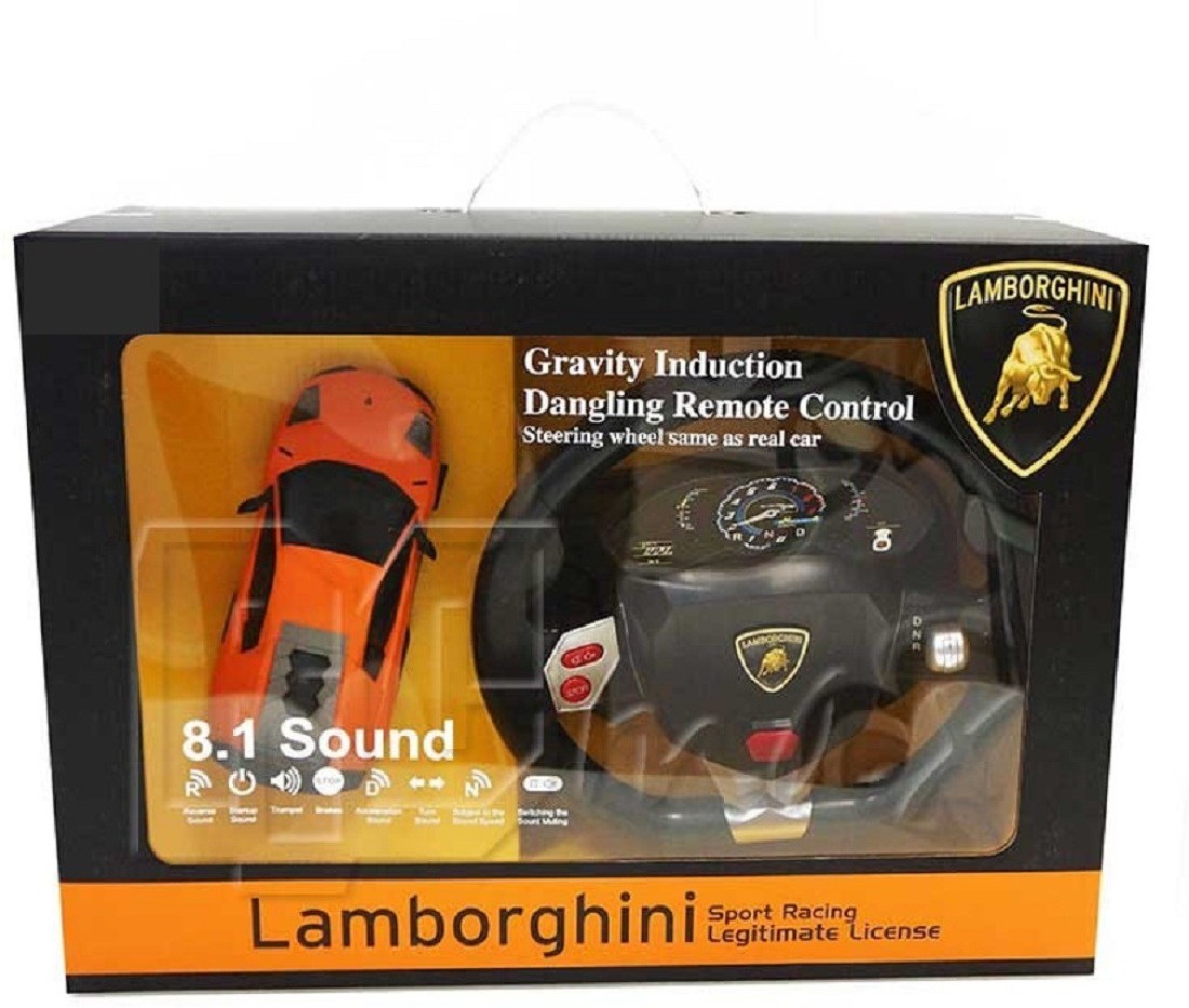 gravity induction dangling remote control lamborghini car steering wheel