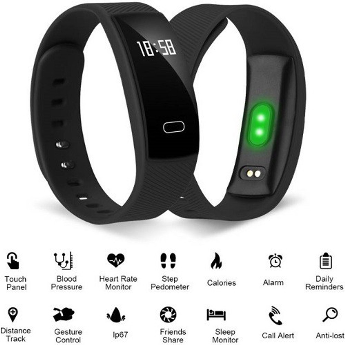 techdeal QS80 Fitness Smart Band Price in India Buy techdeal