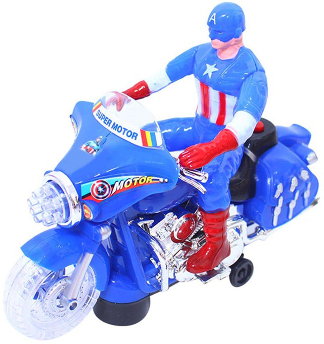 HALO NATION Captain America Bike Motorcycle Toys Battery Operated