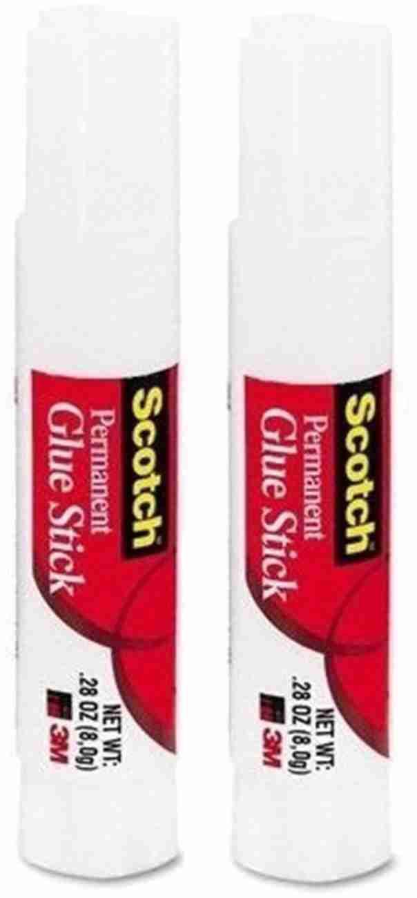 Scotch Permanent Glue Stick, Pack of 2 - Permanent Glue  Stick, Pack of 2