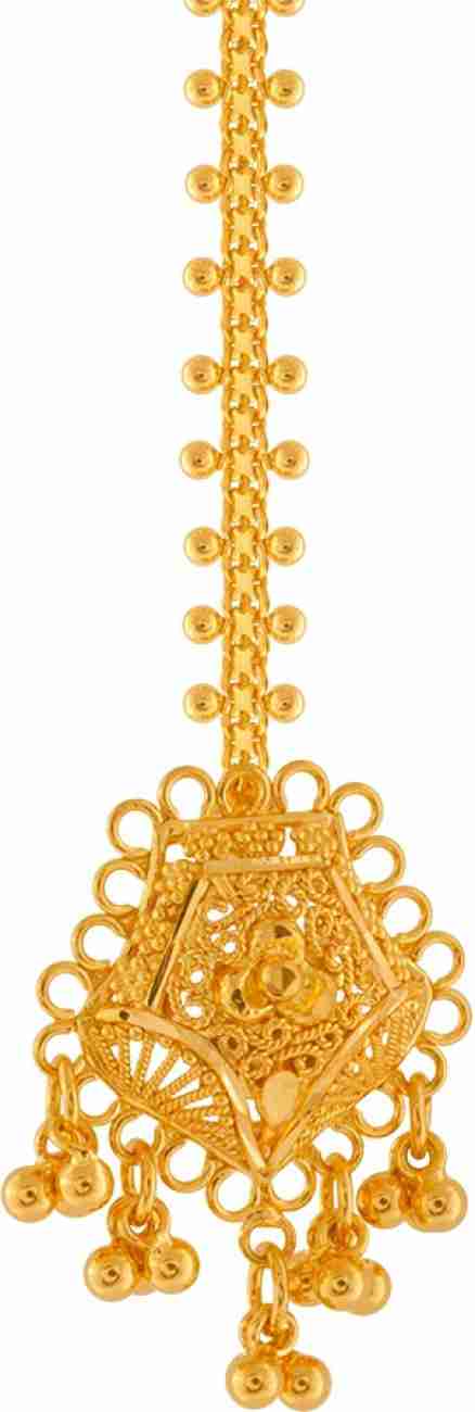 Gold maang clearance tikka price tanishq