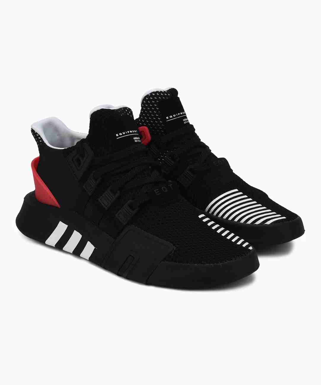 Adidas originals eqt bask adv trainers in black aq1013 discount