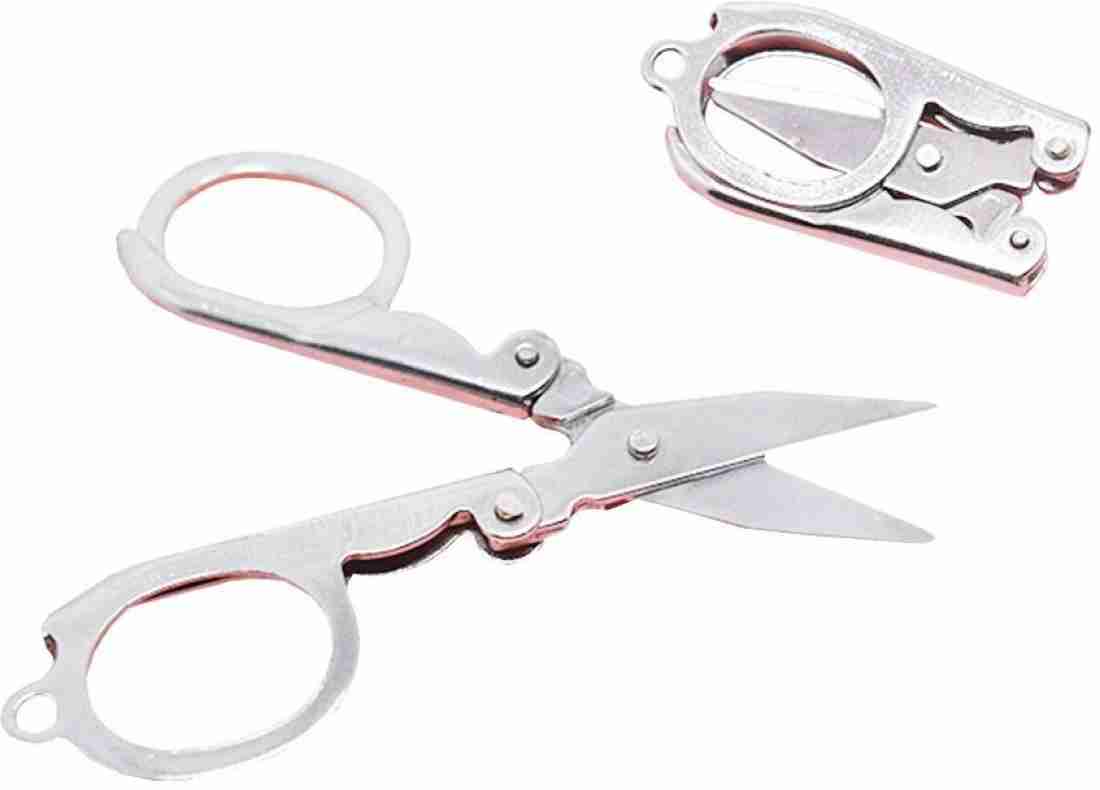 New Folding Scissors Pocket Travel Small Cut Cutter Crafts Sharp Blade Emergency