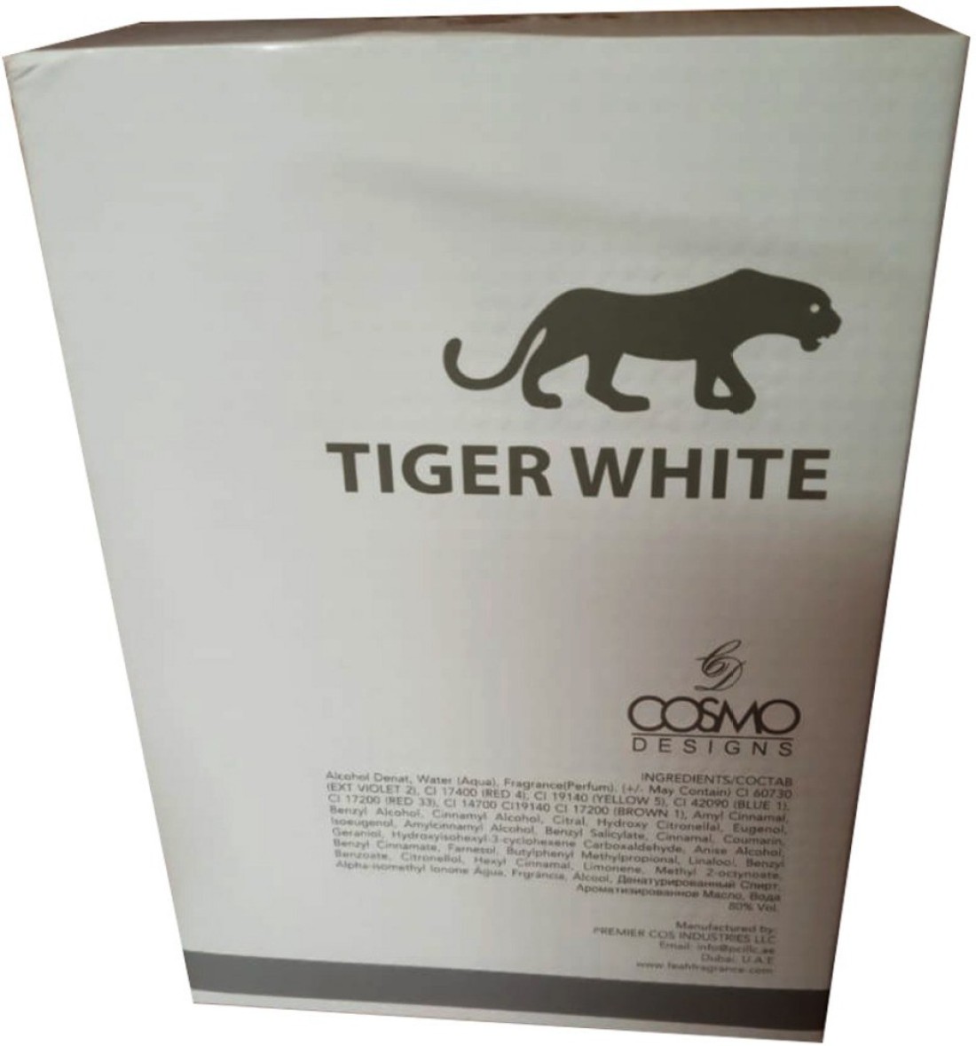 Tri tiger white discount perfume