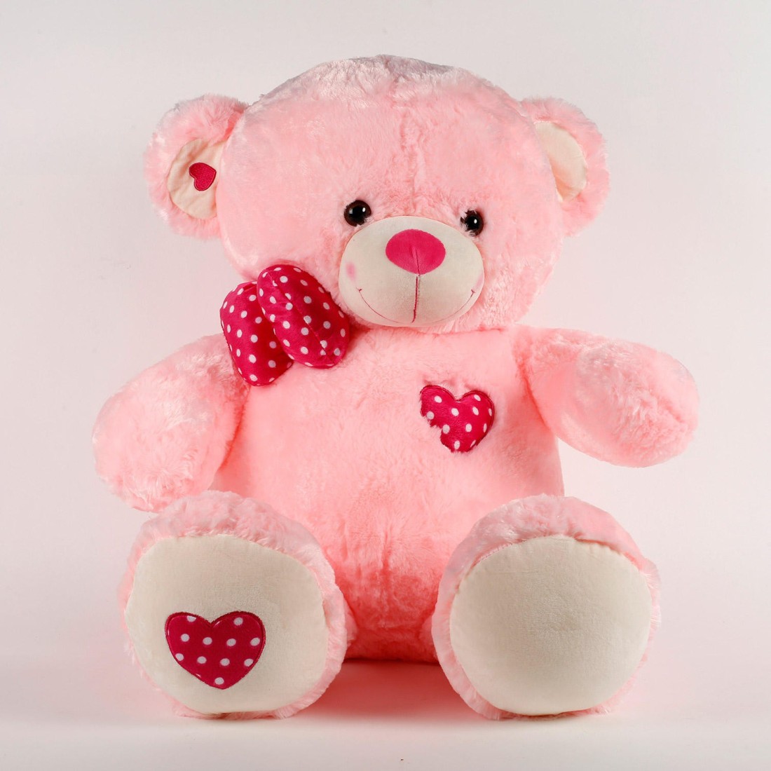 ferns and petals teddy bear