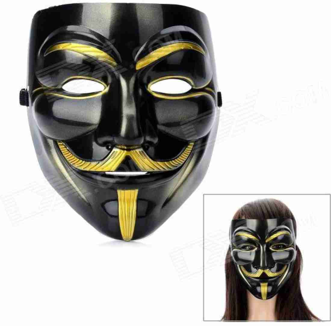 V for Vendetta Anonymous Mask Gold