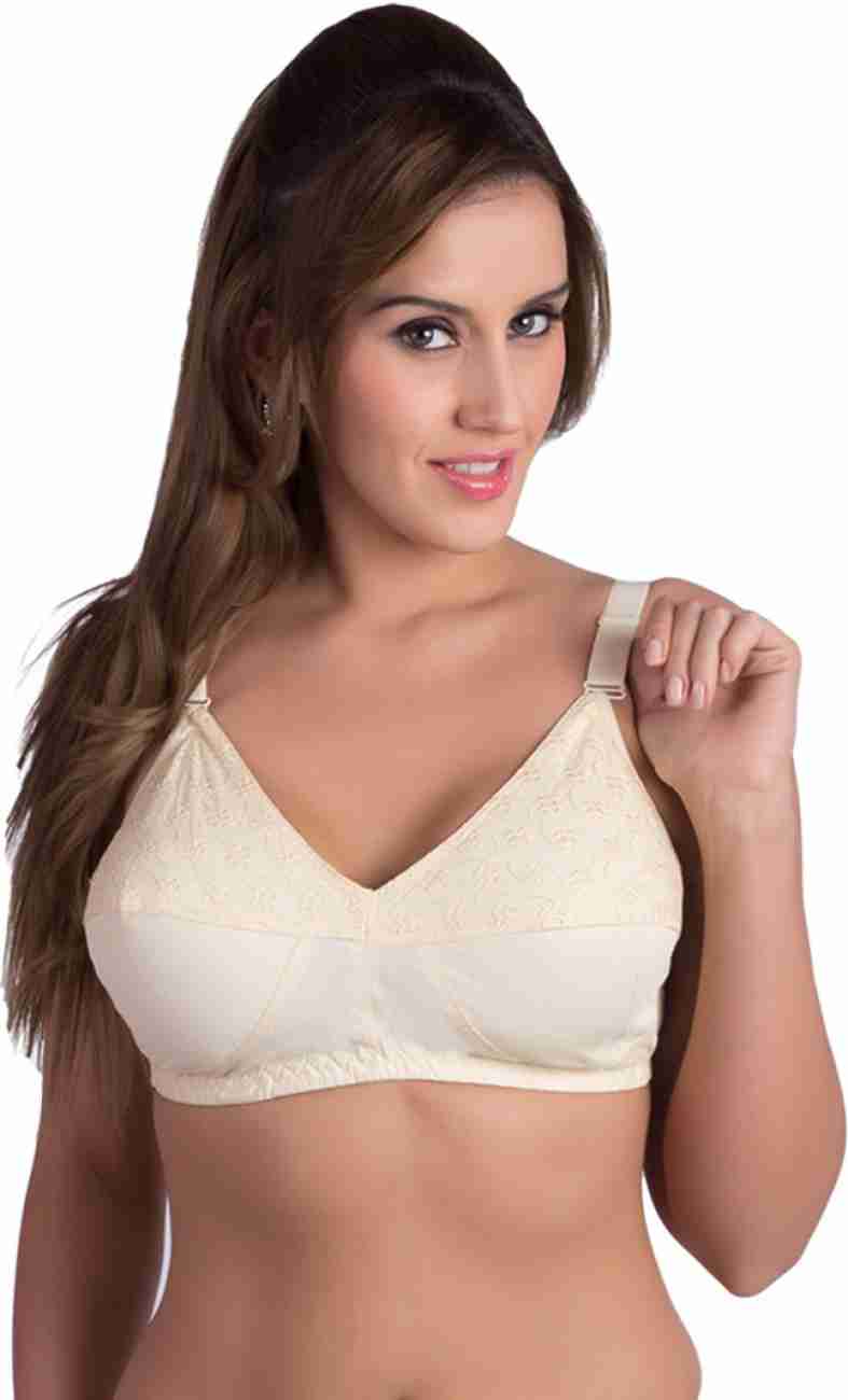 Rajnie by Belle Lingeries Plus-Size Women Full Coverage Non Padded Bra -  Buy Skin Rajnie by Belle Lingeries Plus-Size Women Full Coverage Non Padded  Bra Online at Best Prices in India