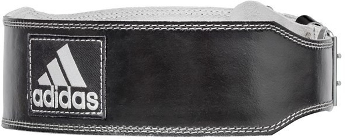 Adidas leather weightlifting discount belt
