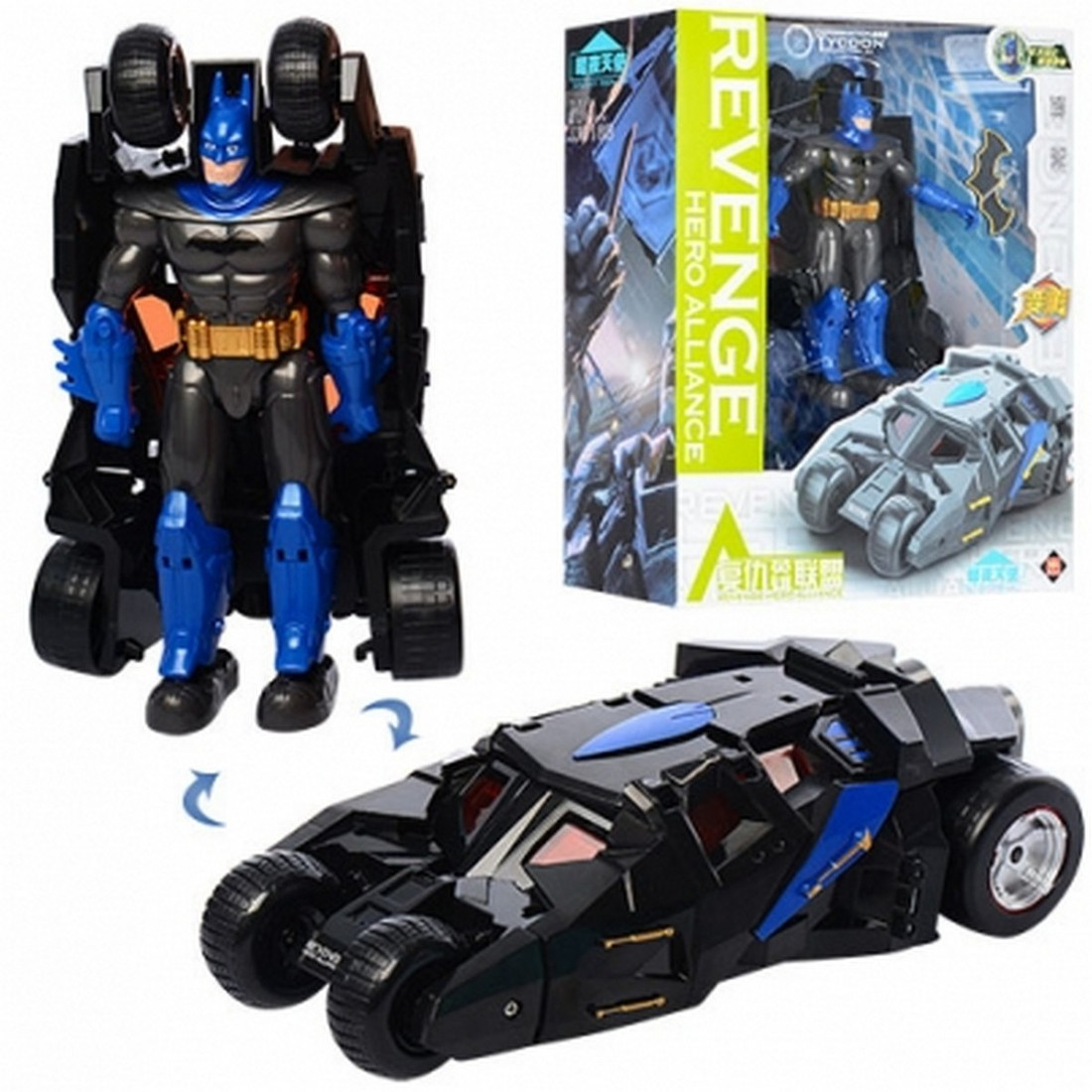 HALO NATION Batman Transformers Toy Batman Transformers Toy