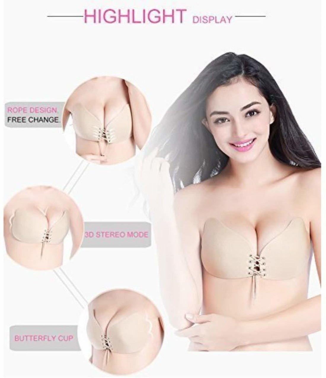 Trendzino ™Invisible Round Silicone Cover Gel Petals Pasties Bra Pad - N698  Silicone Peel and Stick Bra Petals Price in India - Buy Trendzino  ™Invisible Round Silicone Cover Gel Petals Pasties Bra