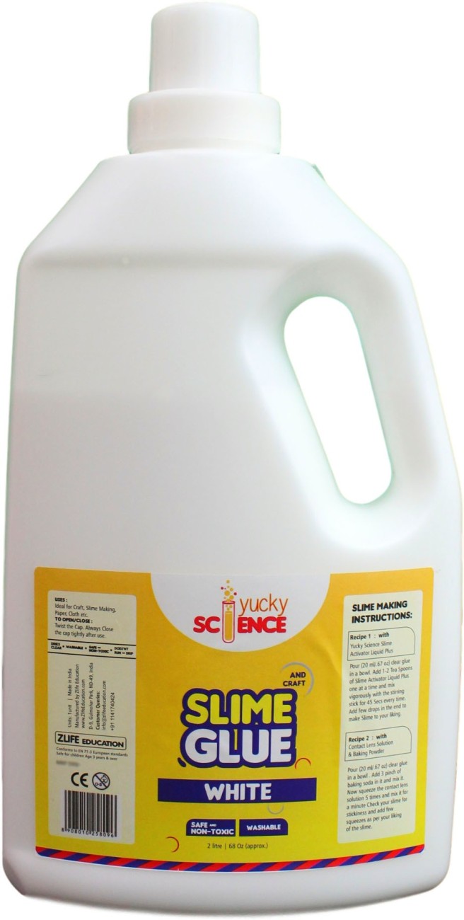 Yucky Science Slime and Craft Clear Glue. (2 litres, Pack of 1