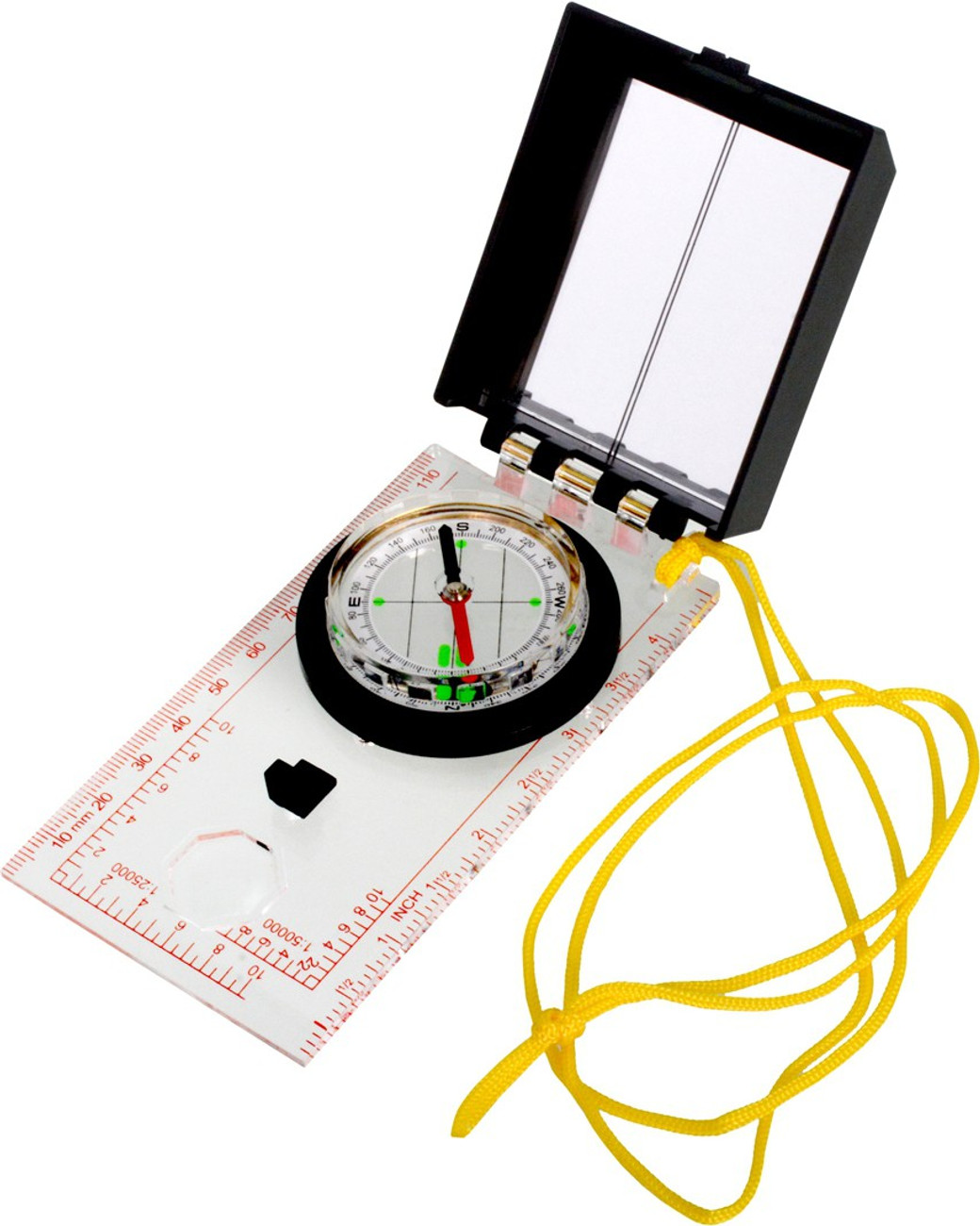 JMALL Folding Multifunctional Compass Mirror Meter Magnifier 18