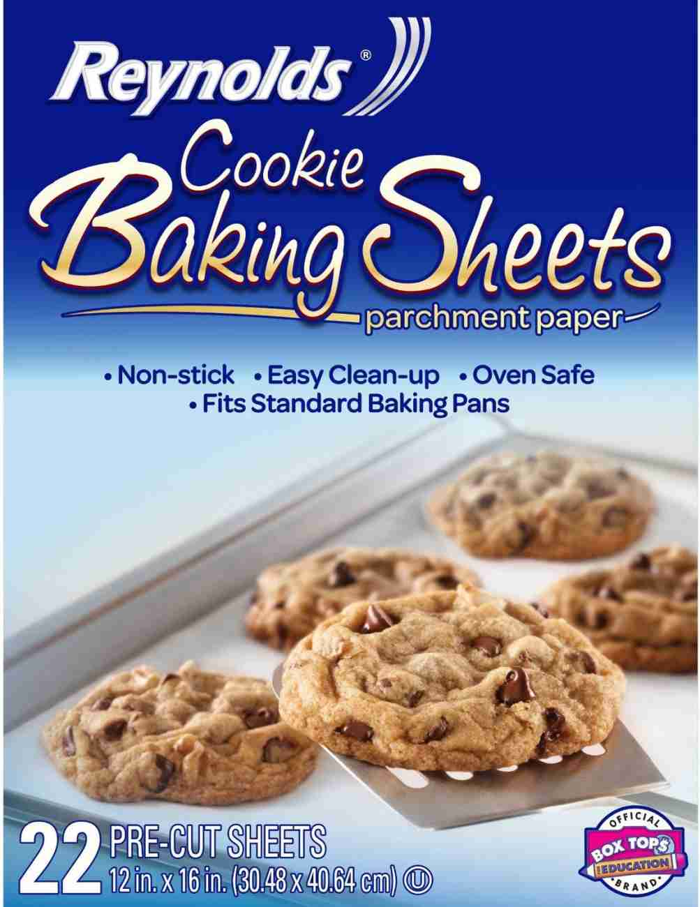 Reynolds Cookie Baking Sheets Non-stick Parchment Paper 22 Sheets for sale  online
