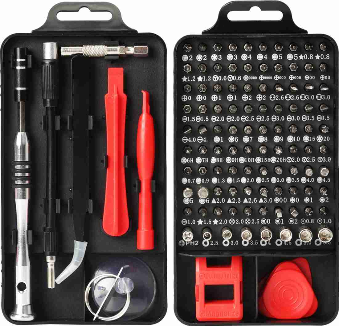 Quad store precision clearance screwdriver