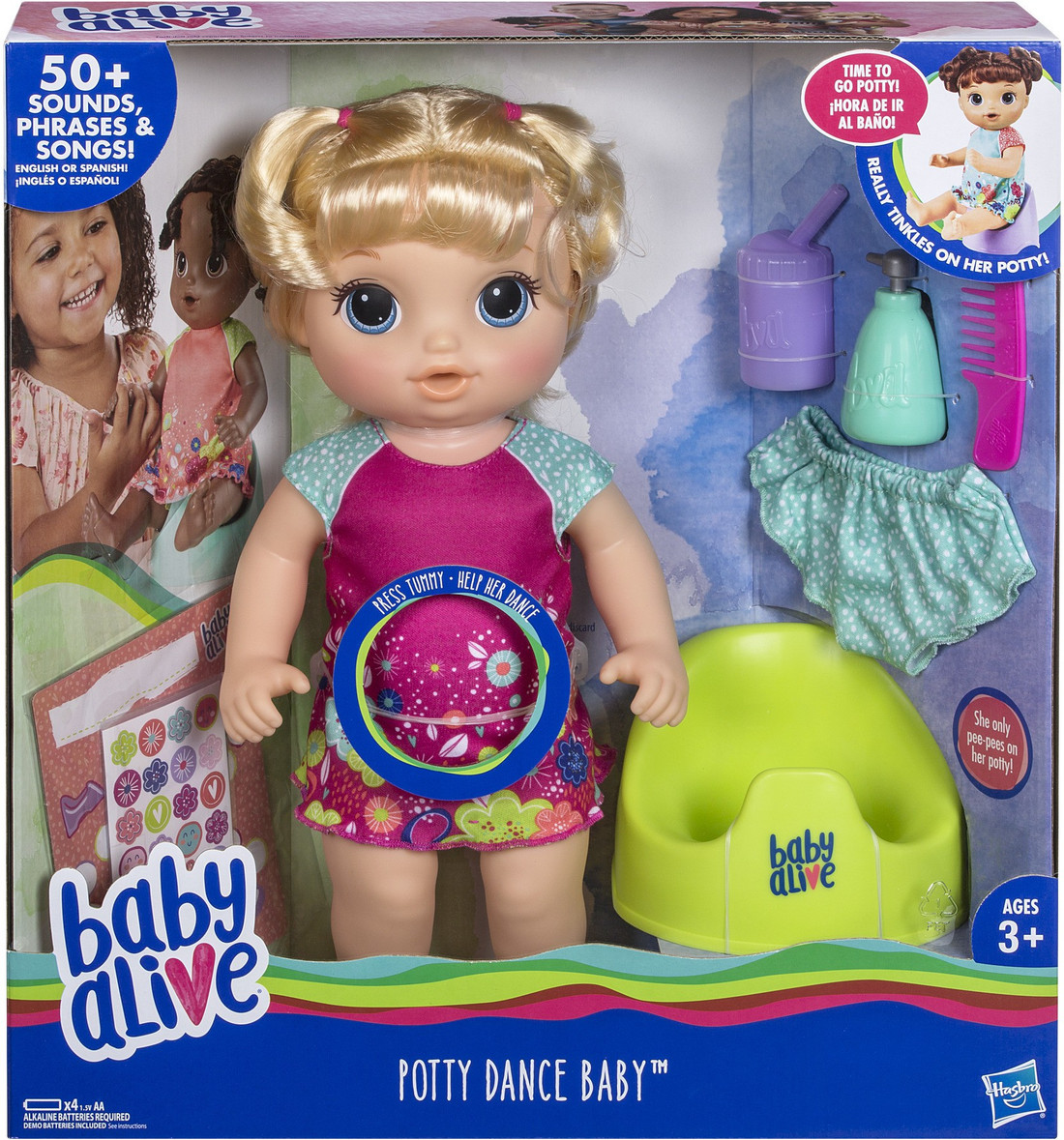 Potty Dance Baby Doll That Pees on Her Potty Chair for Girls and Boys 3 Years Old And Up Potty Dance Baby Doll That Pees on Her