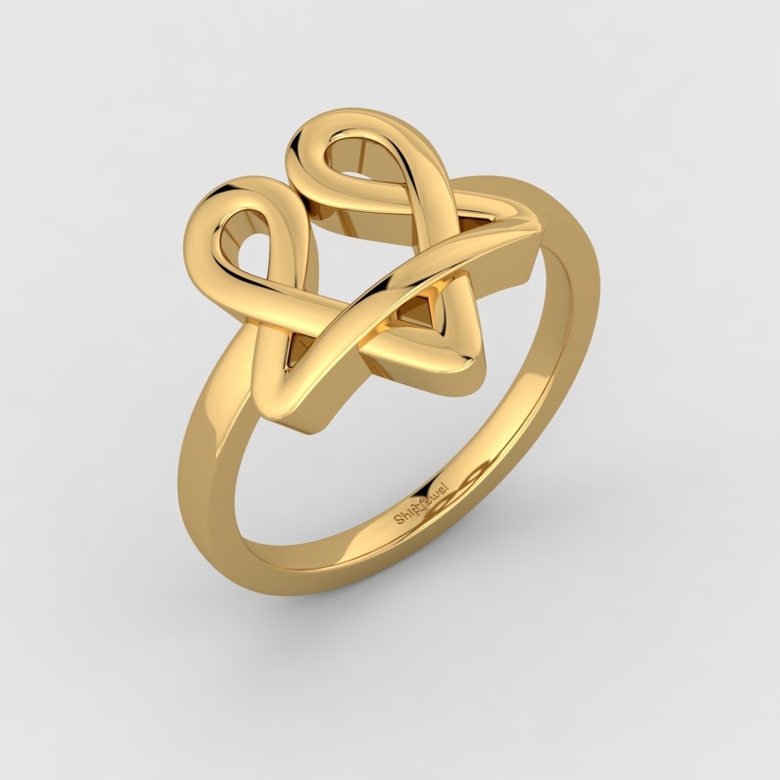 S on sale gold ring