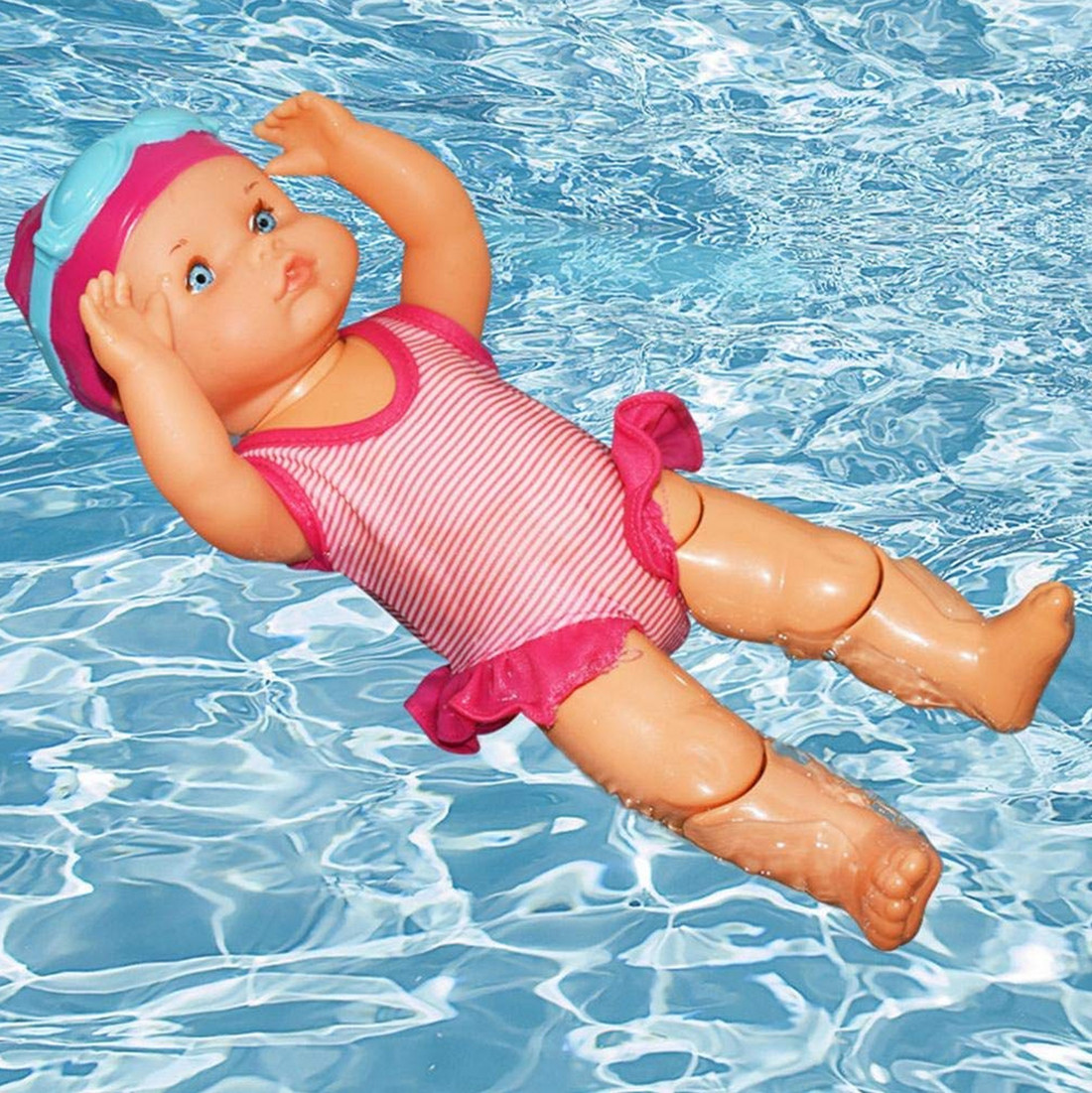Wembley Toys Realistic Interactive Swimming 12 inch Baby Girl Soft