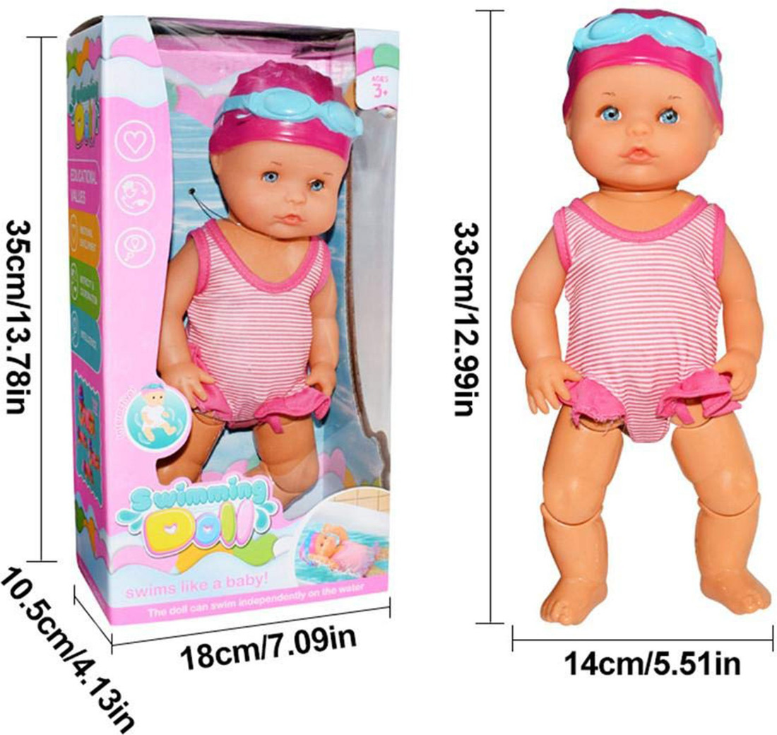 Swimming baby shop doll toy