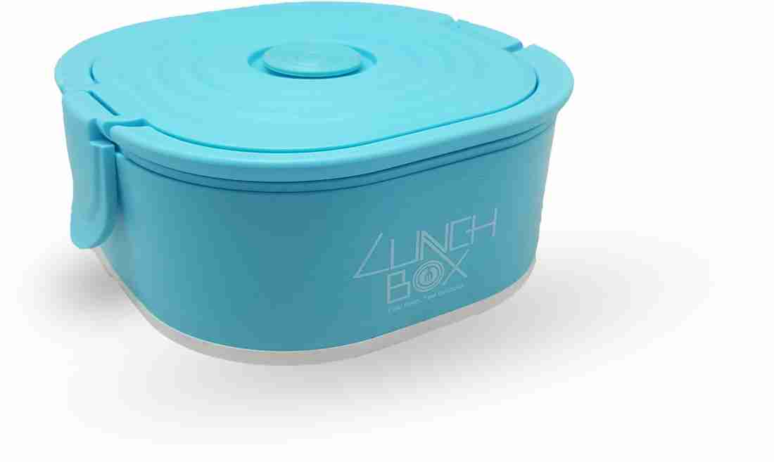 1pc Stainless Steel Lunch Box With Cover And Partition, Portable Sealed  Food Storage Container For Students And Office Workers